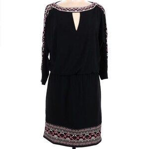 White House Black Market Blouson Black Dress, Size XXS